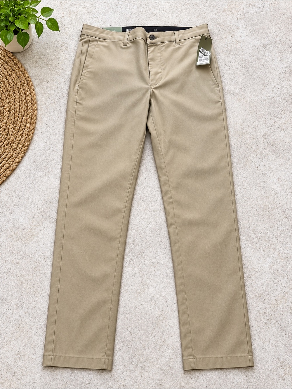 Goodfellow & Co Tan Straight-Leg Chinos
